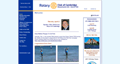 Desktop Screenshot of cambridgerotary.org